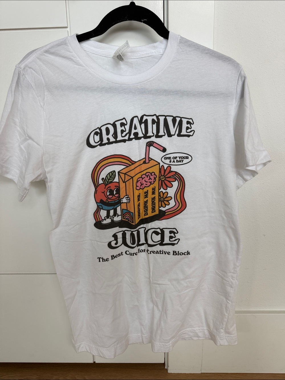 Bella Canvas White Creative Juice Graphic Tee